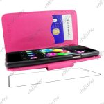 Ebeststar ® housse coque etui portefeuille folio book livre simili cuir pour wiko highway pure 4g, couleur ...