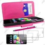 Ebeststar  housse coque etui portefeuille folio book livre simili cuir pour wiko highway pure 4g, couleur ...