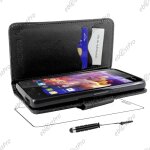 Ebeststar ® housse coque etui portefeuille folio book livre simili cuir pour wiko highway signs, couleur ...