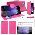 Ebeststar  housse coque etui portefeuille folio book livre simili cuir pour wiko highway star 4g, couleur ...