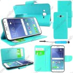 Ebeststar ® housse coque etui portefeuille support folio simi cuir pour samsung galaxy j5 sm - j500f, ...