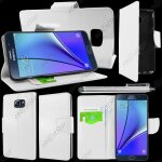 Ebeststar ® housse coque etui portefeuille support folio simi cuir pour samsung galaxy note5 sm - n920f ...