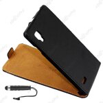 Ebeststar  housse coque etui en pu cuir a rabat + film + mini stylet pour lg optimus l9 p765, couleur ...