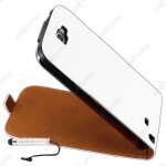 Ebeststar � housse coque etui en pu cuir a rabat + film + mini stylet pour samsung galaxy note 2 n7100, ...