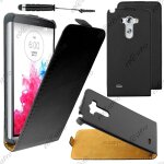 Ebeststar ® housse coque etui en pu cuir a rabat ultra fine (slim case) pour lg g3 d855, couleur noir ...