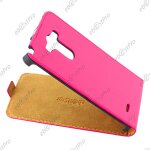 Ebeststar  housse coque etui en pu cuir a rabat ultra fine (slim case) pour lg g3 d855, couleur rose ...