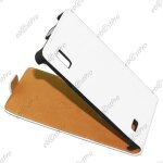 Ebeststar � housse coque etui en pu cuir a rabat ultra fine (slim case) pour lg optimus l9 p765, couleur ...
