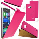 Ebeststar ® housse coque etui en pu cuir a rabat ultra fine (slim case) pour nokia lumia 735 730 dual, ...