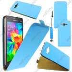 Ebeststar ® housse coque etui en pu cuir a rabat ultra fine (slim case) pour samsung galaxy grand value ...