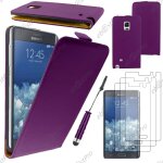 Ebeststar ® housse coque etui en pu cuir � rabat ultra fine (slim case) pour samsung galaxy note edge, ...