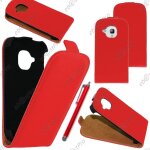 Ebeststar ® housse coque etui en pu cuir � rabat ultra fine (slim case) pour samsung galaxy s3 mini ...