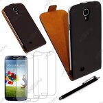 Ebeststar � housse coque etui en pu cuir a rabat ultra fine (slim case) pour samsung galaxy s4 i9500 ...