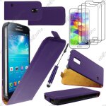 Ebeststar ® housse coque etui en pu cuir � rabat ultra fine (slim case) pour samsung galaxy s5 mini ...