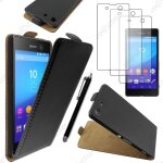 Ebeststar  housse coque etui en pu cuir a rabat ultra fine (slim case) pour sony xperia m5, m5 dual, ...