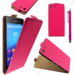 Ebeststar ® housse coque etui en pu cuir � rabat ultra fine (slim case) pour sony xperia m5, m5 dual, ...