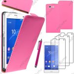 Ebeststar ® housse coque etui en pu cuir � rabat ultra fine (slim case) pour sony xperia z3 compact, ...