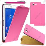 Ebeststar ® housse coque etui en pu cuir a rabat ultra fine (slim case) pour sony xperia z3 compact, ...