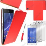 Ebeststar ® housse coque etui en pu cuir � rabat ultra fine (slim case) pour sony xperia z3 d6603, couleur ...