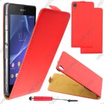 Ebeststar ® housse coque etui en pu cuir � rabat ultra fine (slim case) pour sony xperia z3 d6603, couleur ...