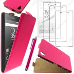 Ebeststar  housse coque etui en pu cuir a rabat ultra fine (slim case) pour sony xperia z5 premium, ...