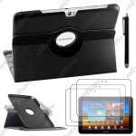 Ebeststar ® housse coque etui pu cuir rotatif avec support � rotation 360 pour samsung galaxy note 10. ...