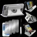 Ebeststar ® housse coque etui pu cuir rotatif avec support � rotation 360 pour samsung galaxy note 2 ...