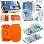 Ebeststar ® housse coque etui pu cuir rotatif avec support � rotation 360 pour samsung galaxy s3 i9300 ...