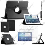 Ebeststar � housse coque etui pu cuir rotatif avec support a rotation 360 pour samsung galaxy tab 3 10. ...