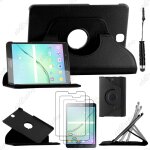 Ebeststar ® housse coque etui pu cuir rotatif avec support � rotation 360 pour samsung galaxy tab s2 ...
