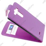 Ebeststar ® housse coque etui simili cuir � rabat vertical pour lg g3 d855, couleur violet + stylet ...