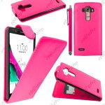Ebeststar ® housse coque etui simili cuir � rabat vertical pour lg g4 h815, g4 dual - lte, couleur rose ...