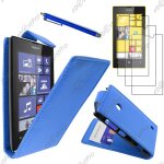 Ebeststar ® housse coque etui simili cuir a rabat vertical pour nokia lumia 520, couleur bleu + stylet ... Ebeststar ® housse coque etui simili cuir a rabat vertical pour nokia lumia 520, couleur bleu + stylet ...