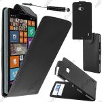 Ebeststar ® housse coque etui simili cuir a rabat vertical pour nokia lumia 930, couleur noir + mini ...