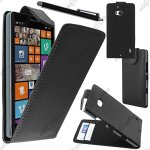 Ebeststar ® housse coque etui simili cuir a rabat vertical pour nokia lumia 930, couleur noir + stylet ...