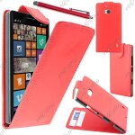 Ebeststar ® housse coque etui simili cuir a rabat vertical pour nokia lumia 930, couleur rouge + stylet ...