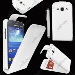 Ebeststar ® housse coque etui simili cuir a rabat vertical pour samsung galaxy ace 3 gt - s7270, s7272, ...