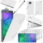 Ebeststar ® housse coque etui simili cuir � rabat vertical pour samsung galaxy alpha sm - g850f, couleur ...