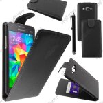 Ebeststar ® housse coque etui simili cuir a rabat vertical pour samsung galaxy grand value edition sm ...