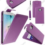 Ebeststar ® housse coque etui simili cuir a rabat vertical pour samsung galaxy s6 sm - g920f, g920, ...