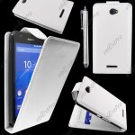Ebeststar ® housse coque etui simili cuir a rabat vertical pour sony xperia e4g, e4g dual, couleur blanc ... Ebeststar ® housse coque etui simili cuir a rabat vertical pour sony xperia e4g, e4g dual, couleur blanc ...