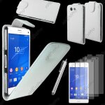 Ebeststar ® housse coque etui simili cuir a rabat vertical pour sony xperia z3 compact, couleur blanc ... Ebeststar ® housse coque etui simili cuir a rabat vertical pour sony xperia z3 compact, couleur blanc ...