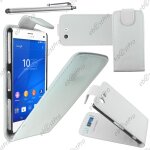 Ebeststar ® housse coque etui simili cuir a rabat vertical pour sony xperia z3 compact, couleur blanc ... Ebeststar ® housse coque etui simili cuir a rabat vertical pour sony xperia z3 compact, couleur blanc ...