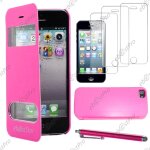 Ebeststar � housse coque etui smart view cover type s - view portefeuille livre pour apple iphone 5s, ...