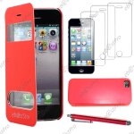 Ebeststar � housse coque etui smart view cover type s - view portefeuille livre pour apple iphone 5s, ...