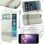 Ebeststar ® housse coque etui smart view cover type s - view portefeuille livre pour apple iphone 6 ...