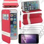 Ebeststar � housse coque etui smart view cover type s - view portefeuille livre pour apple iphone 6 ecran ...