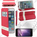 Ebeststar � housse coque etui smart view cover type s - view portefeuille livre pour apple iphone 6 plus ...