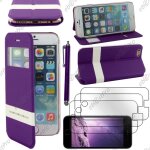 Ebeststar ® housse coque etui smart view cover type s - view portefeuille livre pour apple iphone 6 ...
