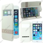 Ebeststar ® housse coque etui smart view cover type s - view portefeuille livre pour apple iphone 6s ...