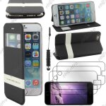 Ebeststar � housse coque etui smart view cover type s - view portefeuille livre pour apple iphone 6s ...